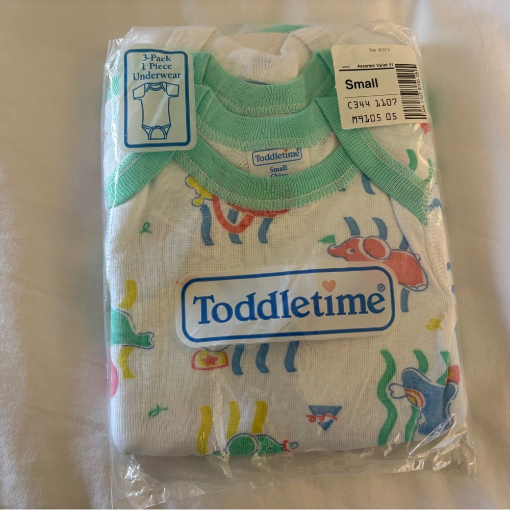Vintage Toddletime Baby Onsies